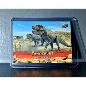 2015 Upper Deck Dinosaurs Postosuchus Extinction Red Parallel #60 Card